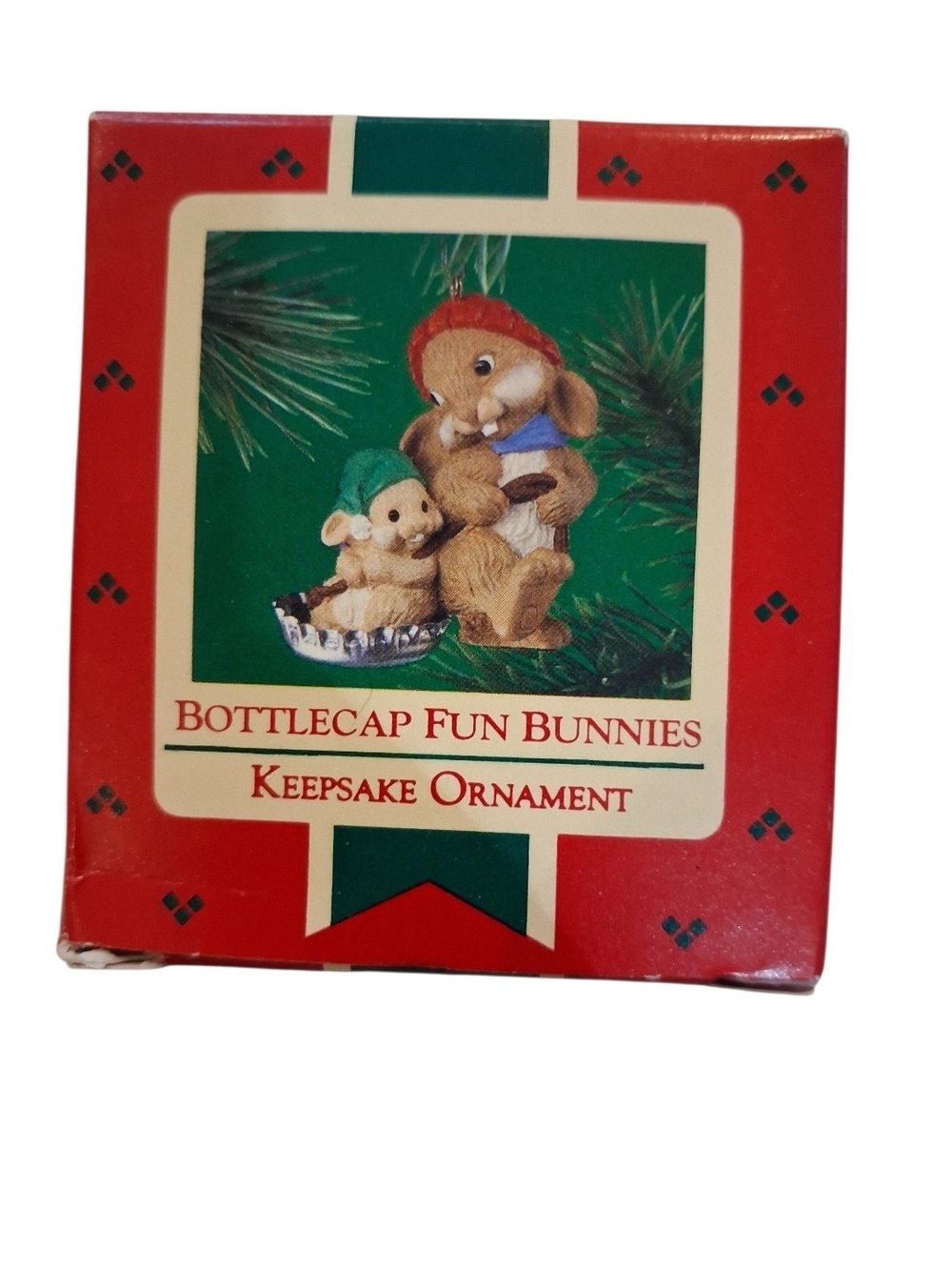 Hallmark Bottlecap Fun Bunnies Keepsake Ornament